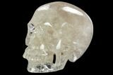 Realistic, Polished Quartz Crystal Skull #127583-2